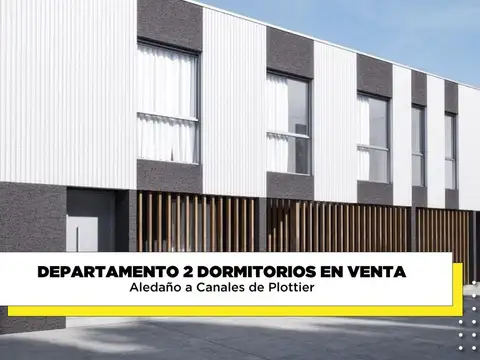 Departamento 2 dorm en pozo en venta Plottier