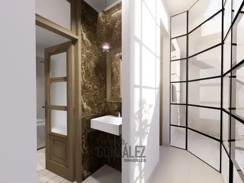 Depto Tipo Casa 3 ambientes con 2 baños