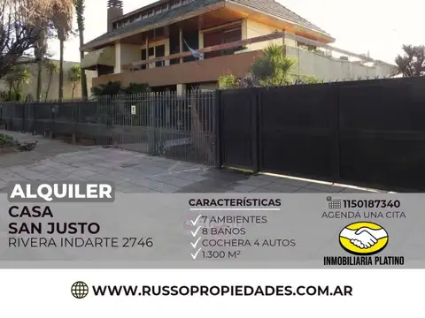 Venta Casa de 7 ambientes en San Justo