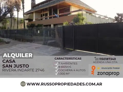 Venta Casa de 7 ambientes en San Justo