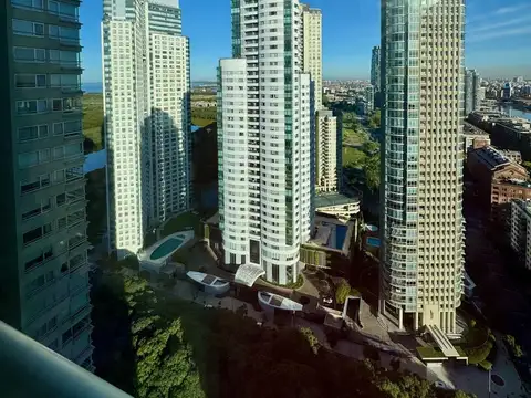 Alquiler Impecable Le Parc Puerto Madero, Torre Parque, Piso 32 02 con dos cocheras