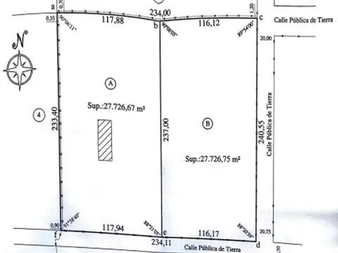 Terreno en Venta de 27726,0 m2
