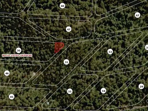 VENTA TERRENO 1051 M2 - Bº KALEUCHE ALTO - SAN MARTIN DE LOS ANDES