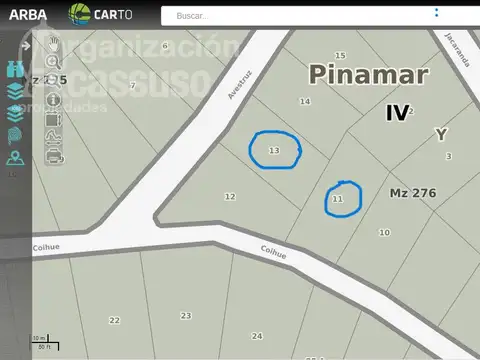 Terreno en Venta de 976,0 m2