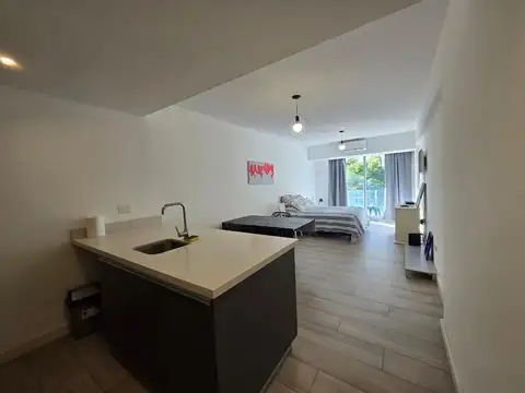Depto monoambiente amplio divisible amueblado amenities