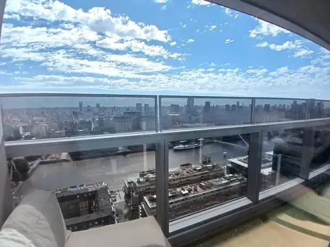 Exclusivo 2 Ambientes Amoblado Alvear Icon Residences, Piso alto con Cochera, Baulera Full Amenities