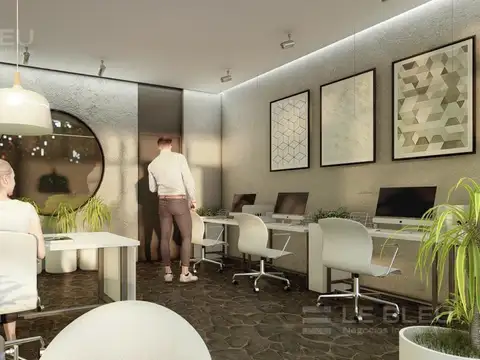 Oficina Monoambiente con 1 baño