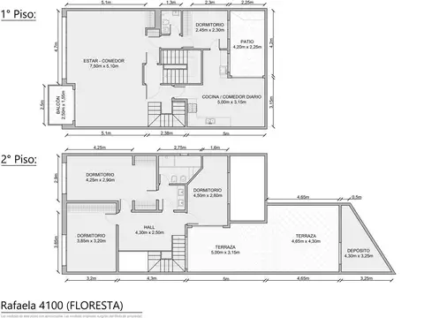 Depto Tipo Casa en Venta de 5 ambientes