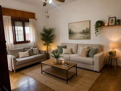 Casa 3 ambientes con 1 baño