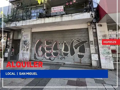 Local - Alquiler - Argentina, San Miguel - Av. Pres. Juan Domingo Peron 1136