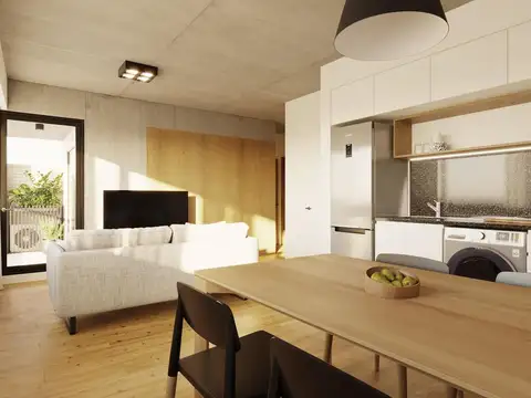 Departamento 3 ambientes con 1 baño