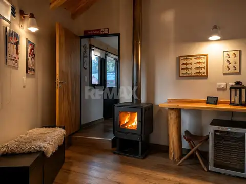 Casa 2 ambientes con 2 baños