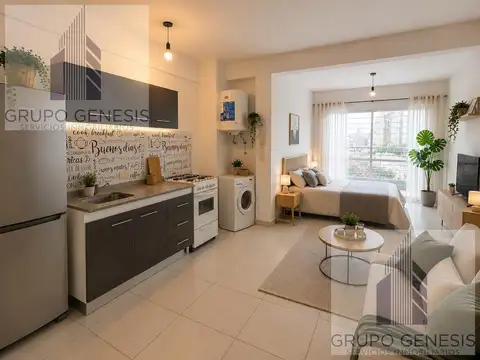 Alquiler departamento Monoambiente con Balcon 