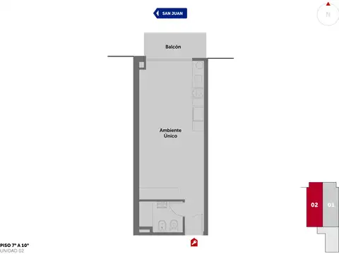 Departamento en Venta al Norte