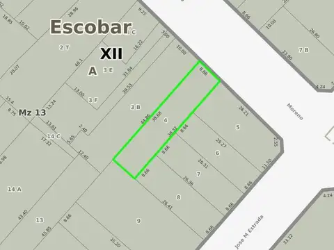 Terreno en Venta de 345,0 m2