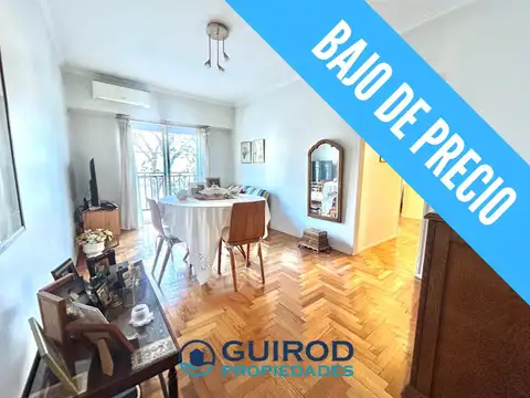 IMPECABLE DEPARTAMENTO 3 AMBIENTES CON BALCON EN VENTA