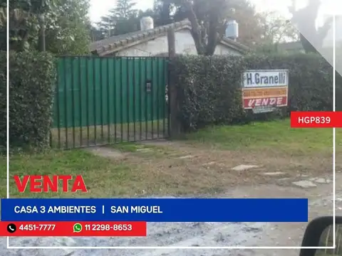Casa - Venta - Argentina, San Miguel - Fray Justo Santa Maria de Oro 3434