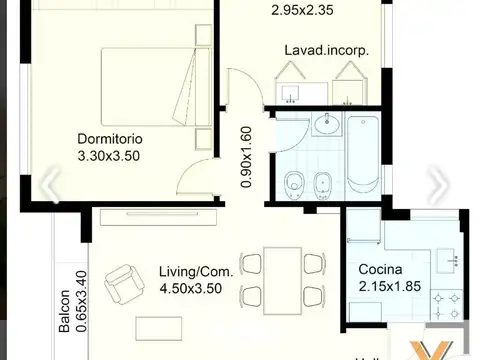 Departamento en Venta Apto profesional