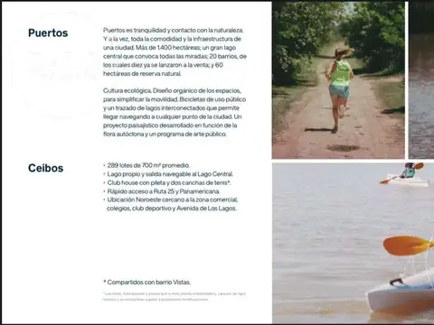 Terreno en Venta en Puertos - Barrio Ceibos, $ 125.000