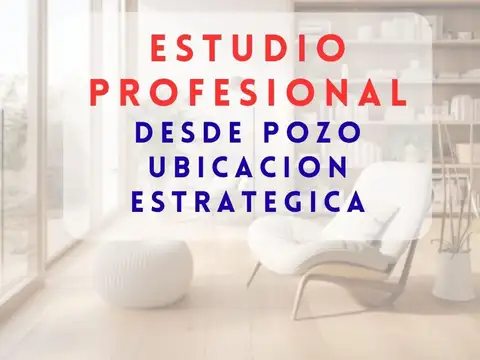 VENTA ESTUDIO/OFICINA NUÑEZ DESDE POZO