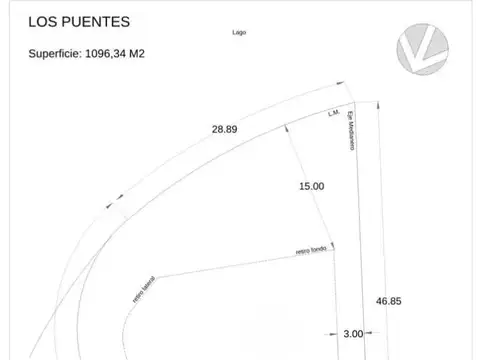 Terreno al agua en venta en Barrio Los Puentes, Nordelta