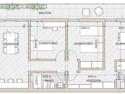 Venta, Dpto. 3 dormitorios con cochera, Jujuy 2899, Piso 1 Departamento 07, Pichincha, Rosario