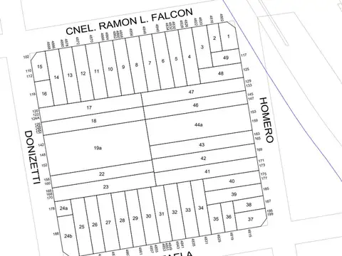 Venta lote V Luro -Lote 8,67 x 25- 215mts U.S.A.A.