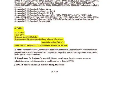 Terreno en Venta de 10000,0 m2