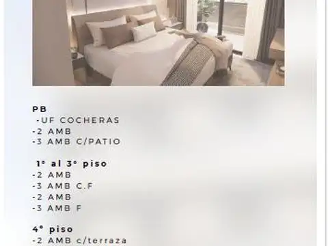 Departamento en Venta de 2 dormitorios