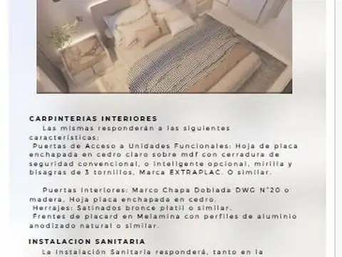 Departamento 3 ambientes con 2 baños