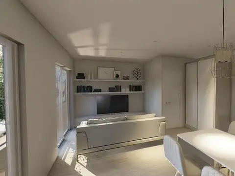 Departamento 2 ambientes con 1 baño