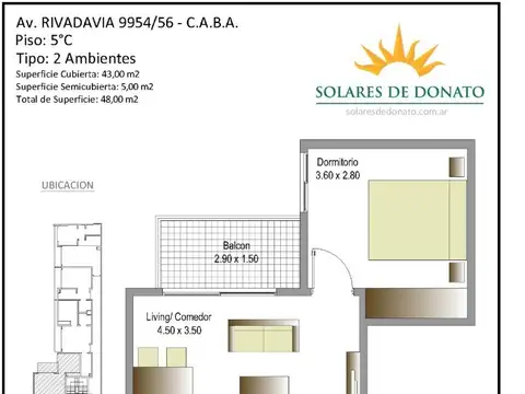 AVENIDA RIVADAVIA 9900, Piso 5