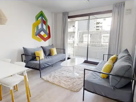 2 ambientes con equipamiento, al frente en venta | Palermo