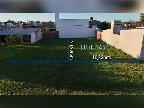 TERRENO EN BARRIO MARTELOSSI - LOTE 145