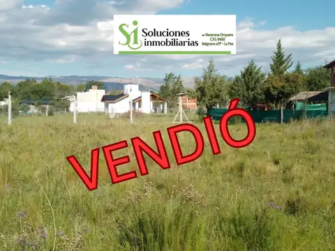 OPORTUNIDAD DE LOTE EN MINA CLAVERO 