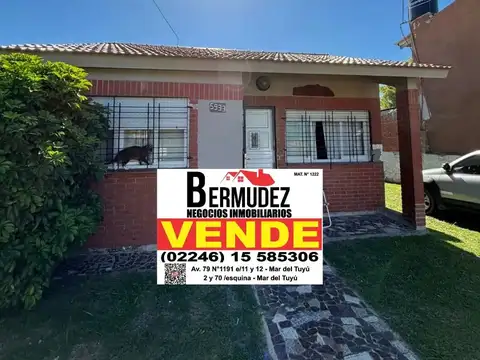 Casa en Venta en Mar del Tuyu, Partido de La Costa