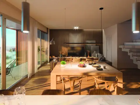Departamento de 1 dormitorio duplex con balcón en zona rio, Rosario
