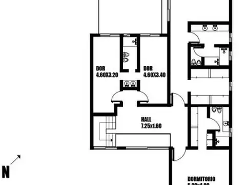 Casa 6 ambientes con 5 baños