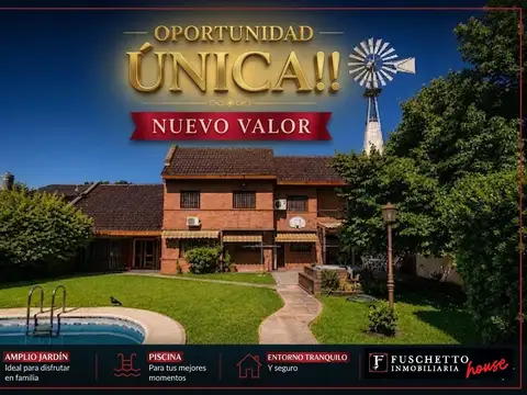 CASA VENTA 8 AMBIENTES ALDO BONZI