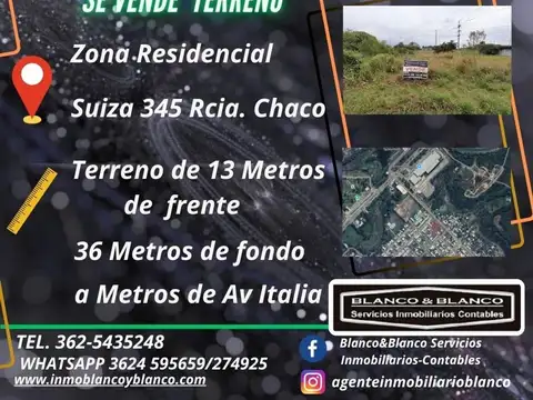 Se Vende Terreno en Resistencia a metros de Shoping Sarmient