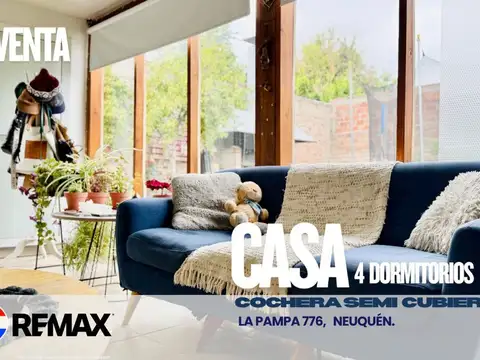 VENTA CASA 4 DORMITORIOS - LA PAMPA 776, NEUQUÉN