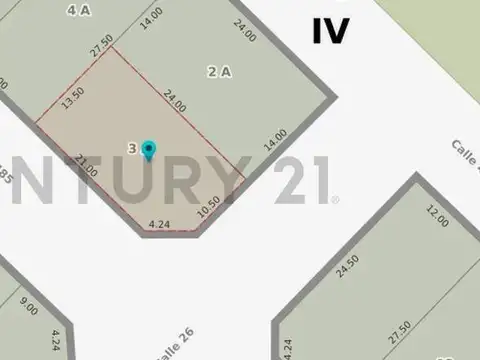 Terreno en Venta de 319,0 m2