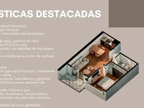 Departamento en Venta de 2 dormitorios