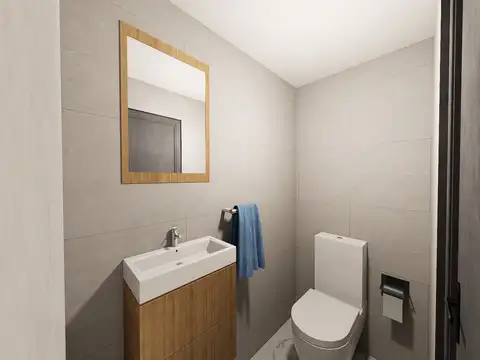 Departamento 3 ambientes con 2 baños