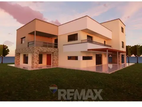 Lote con construcción a terminar 