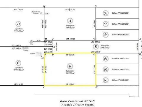 Terreno en  Baigorria, sobre Rene Favaloro.