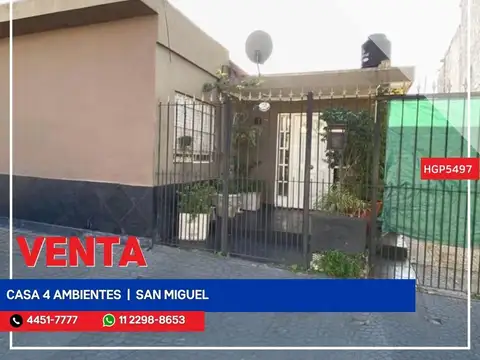 Casa - Venta - Argentina, San Miguel - Int. juan Irigoin 738