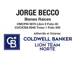 Jorge Becco     Bienes Raices
