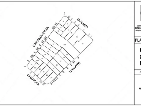 LOTE en PALERMO. Ubicación Excepcional