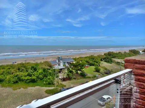 Departamento 2 ambientes c/cochera cubierta excelente vista al mar   2º piso x escalera